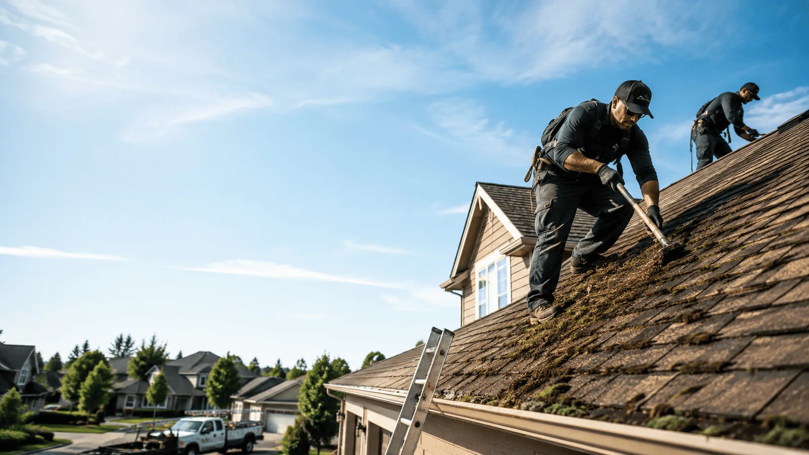 Roof Moss Removal in Central Lake, MI near me